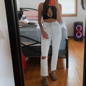 american eagle mom jeans